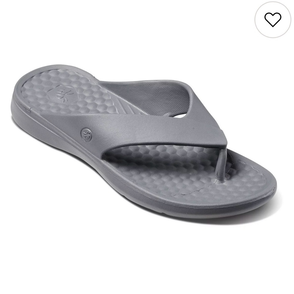 Joybees Unisex Gray Flip Flop Sandals